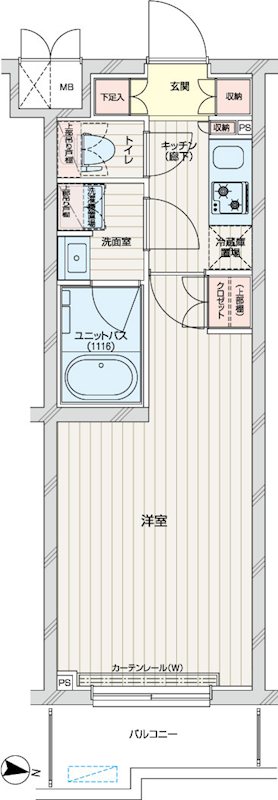 ルーブル練馬赤塚 間取り図