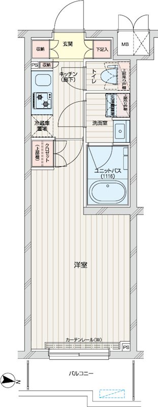 ルーブル練馬赤塚 間取り図