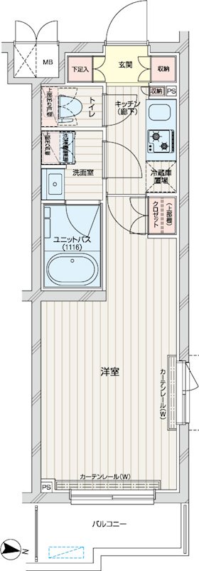 ルーブル練馬赤塚 間取り図