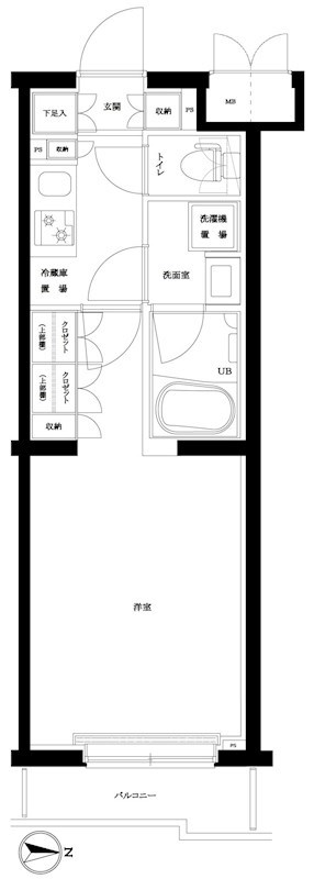 ルーブル武蔵新城参番館 間取り図
