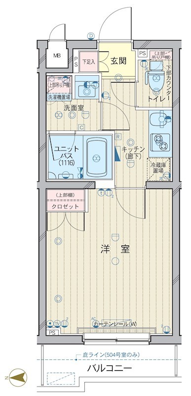 ルーブル武蔵中原弐番館 間取り図