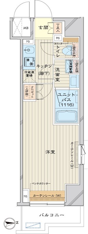 ルーブル南砂町弐番館 間取り図
