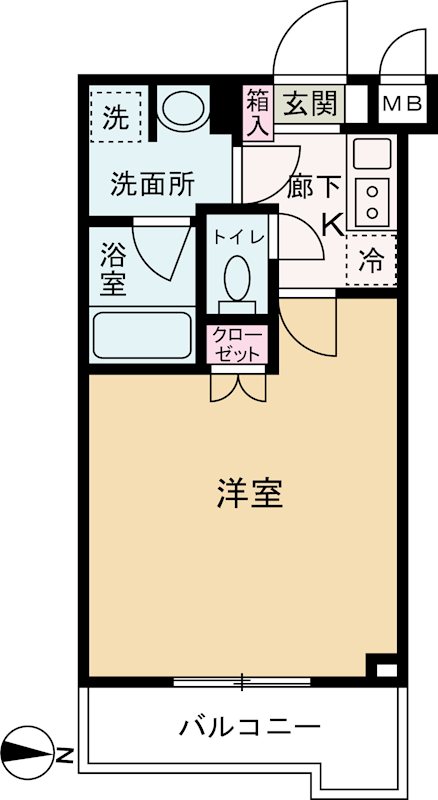 ルーブル武蔵中原伍番館 間取り図