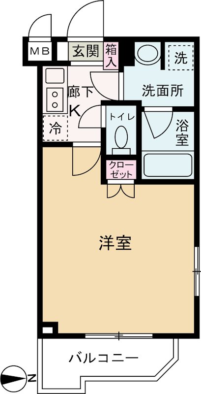 ルーブル武蔵中原伍番館 間取り図