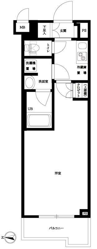 ルーブル武蔵中原伍番館 間取り