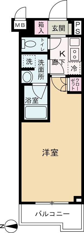 ルーブル武蔵中原伍番館 間取り図