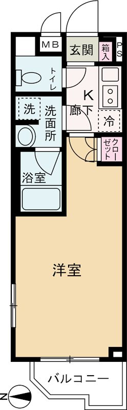 ルーブル武蔵中原伍番館 間取り図