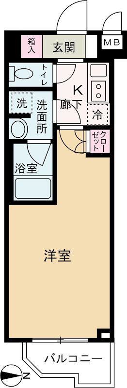 ルーブル武蔵中原伍番館 間取り図