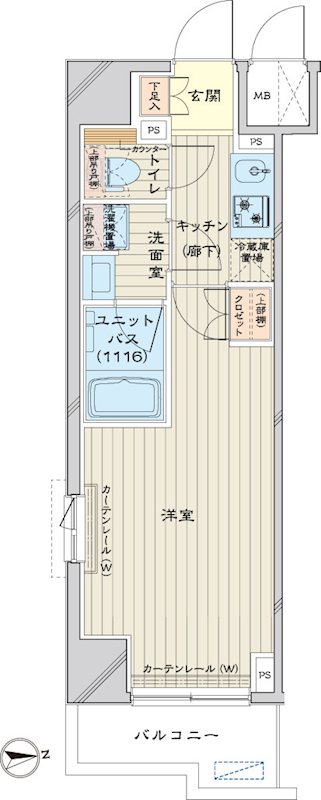 ルーブル南砂町弐番館 間取り図