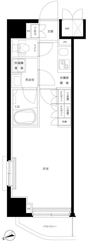 ルーブル板橋東新町弐番館 間取り図