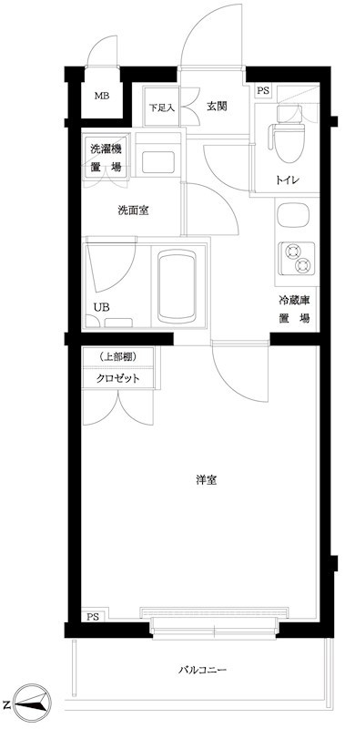 ルーブル武蔵中原弐番館 間取り図