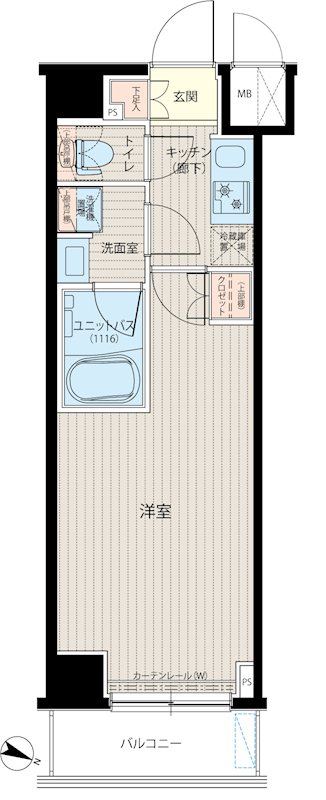 ルーブル中板橋六番館 間取り図