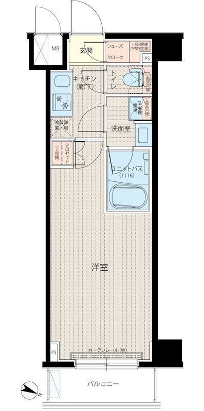 ルーブル中板橋六番館 間取り図