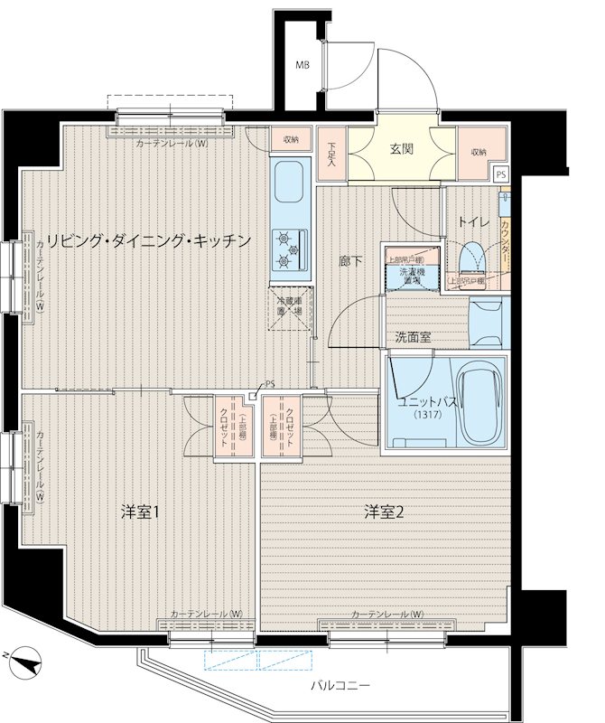 ルーブル中板橋六番館 間取り図