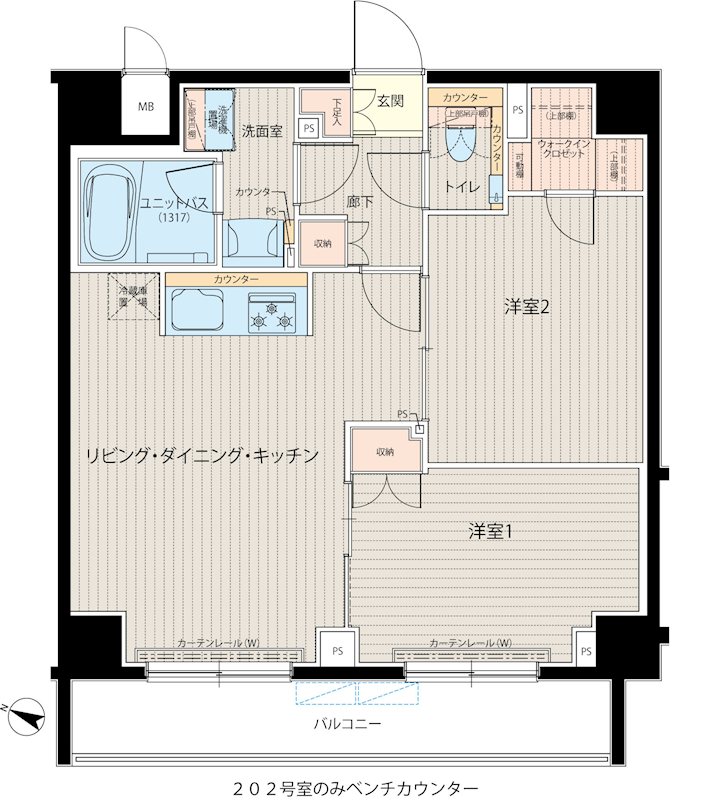 ルーブル中板橋六番館 間取り図