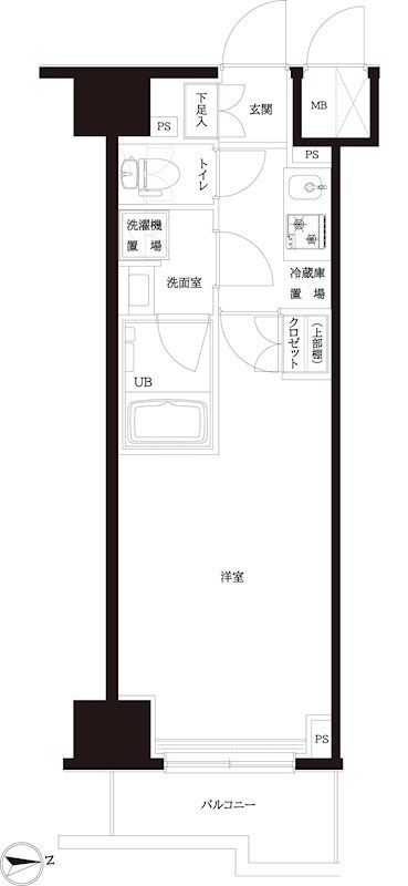 ルーブル南砂町弐番館 間取り図