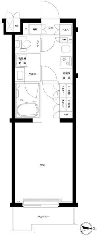 ルーブル武蔵新城参番館 間取り図