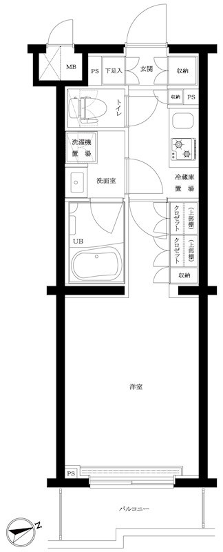 ルーブル武蔵中原参番館 間取り図