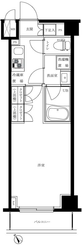 ルーブル東矢口 間取り図