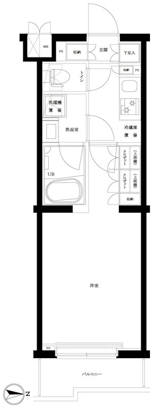 ルーブル武蔵新城参番館 間取り図