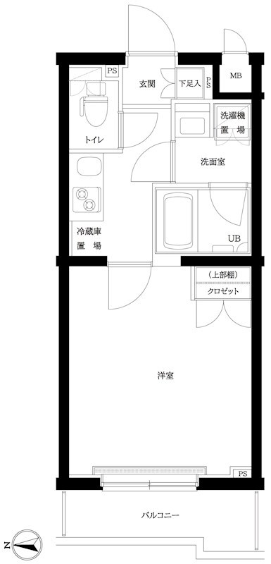 ルーブル武蔵中原弐番館 間取り図