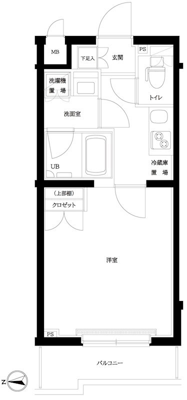 ルーブル武蔵中原弐番館 間取り図
