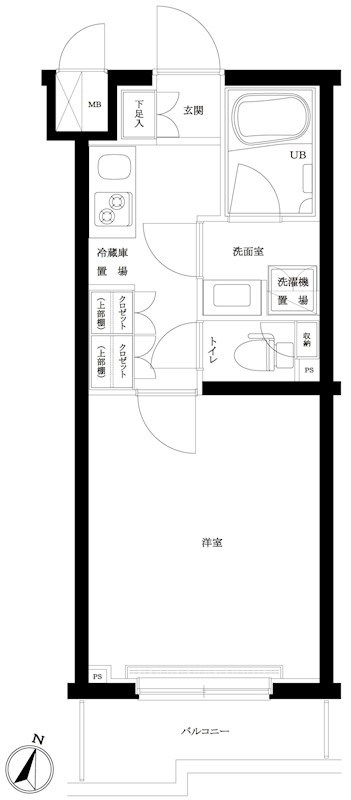 ルーブル板橋泉町弐番館 間取り図