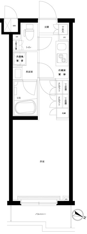 ルーブル板橋泉町弐番館 間取り図