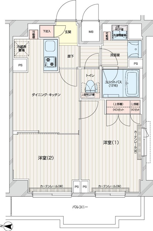 ルーブル本羽田 間取り図