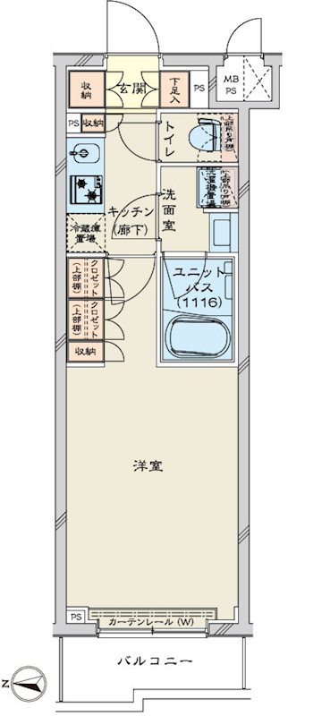 ルーブル川崎鷺沼 間取り図