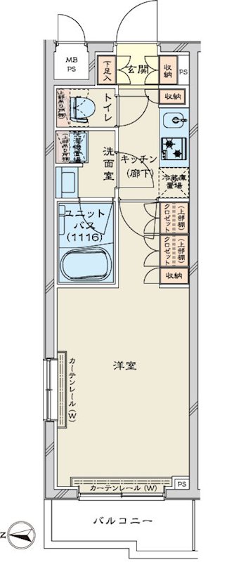ルーブル川崎鷺沼 間取り図