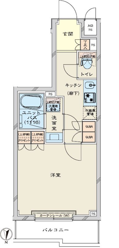 ルーブル川崎鷺沼 間取り図