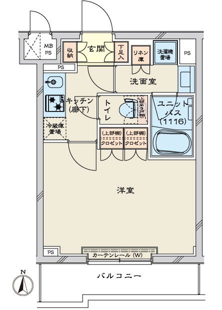 ルーブル川崎鷺沼 間取り図