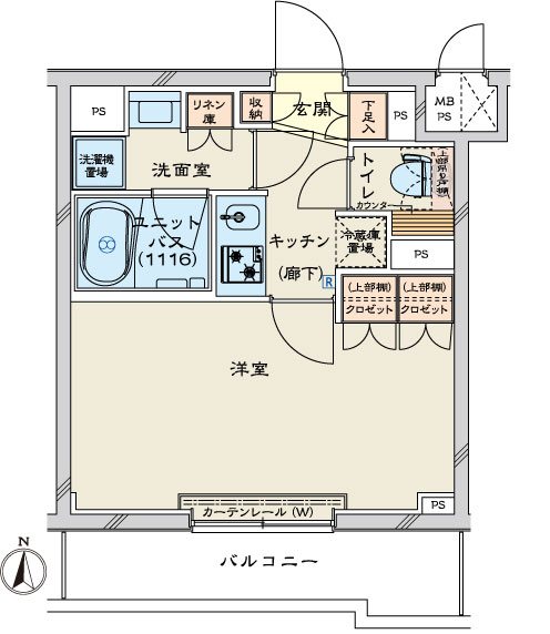 ルーブル川崎鷺沼 間取り図