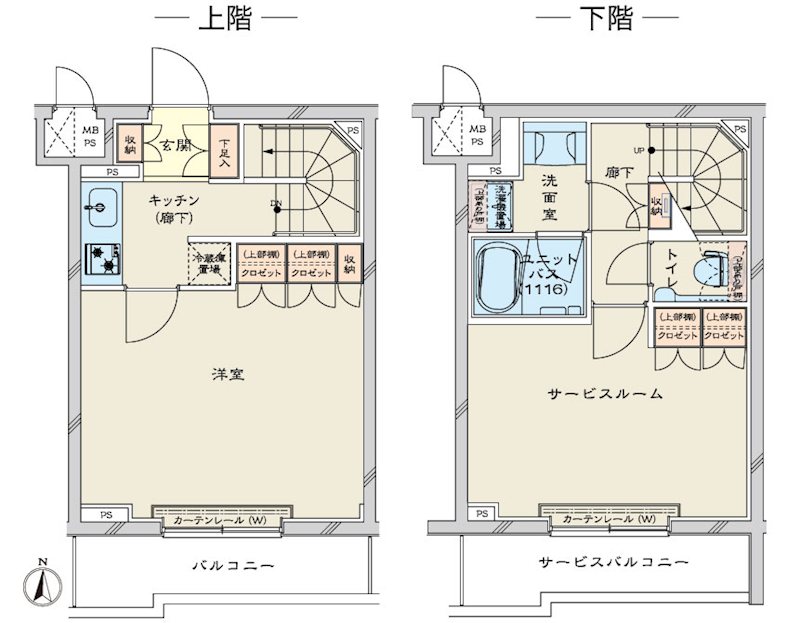 ルーブル川崎鷺沼 間取り図