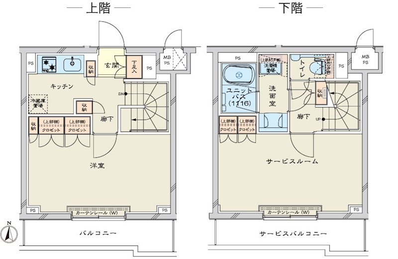 ルーブル川崎鷺沼 間取り図