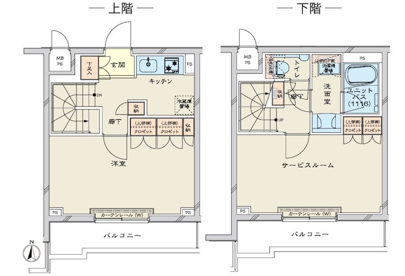 ルーブル川崎鷺沼 間取り図