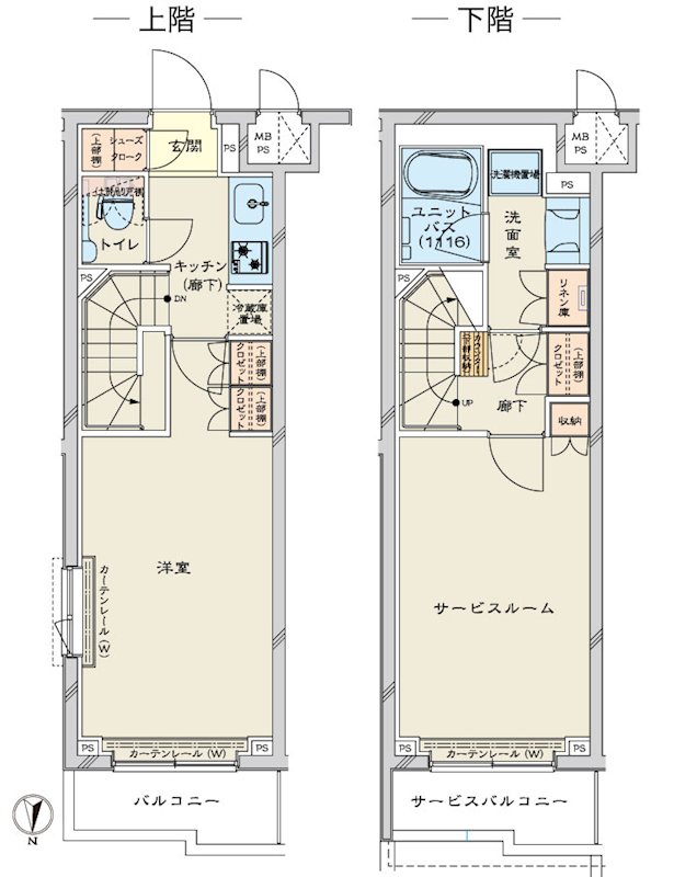 ルーブル川崎鷺沼 間取り図