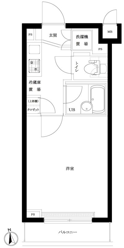 ルーブル大鳥居 間取り図