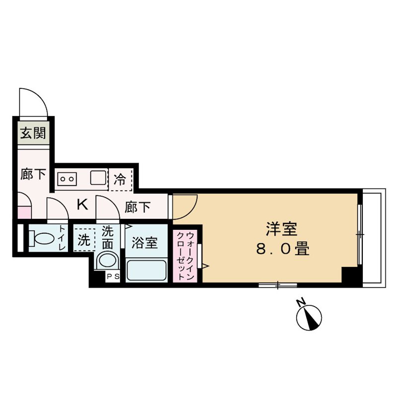 シャテーヌⅡ 間取り