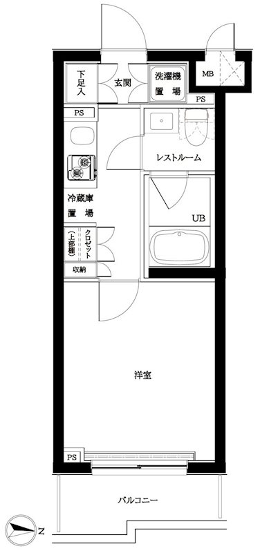 ルーブル武蔵新城弐番館 間取り