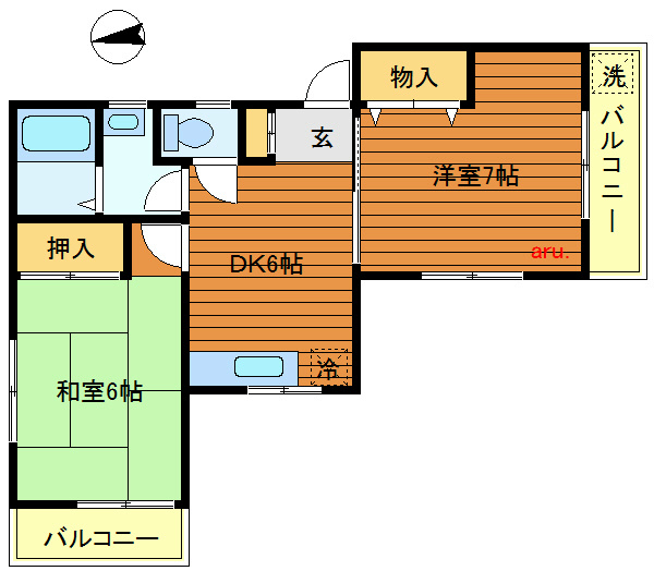 リベラルタカヤマ 間取り