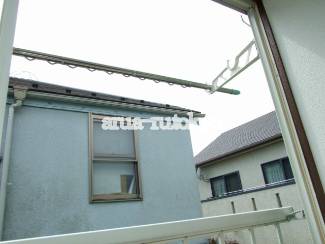 アーチェリーハウス ベランダ