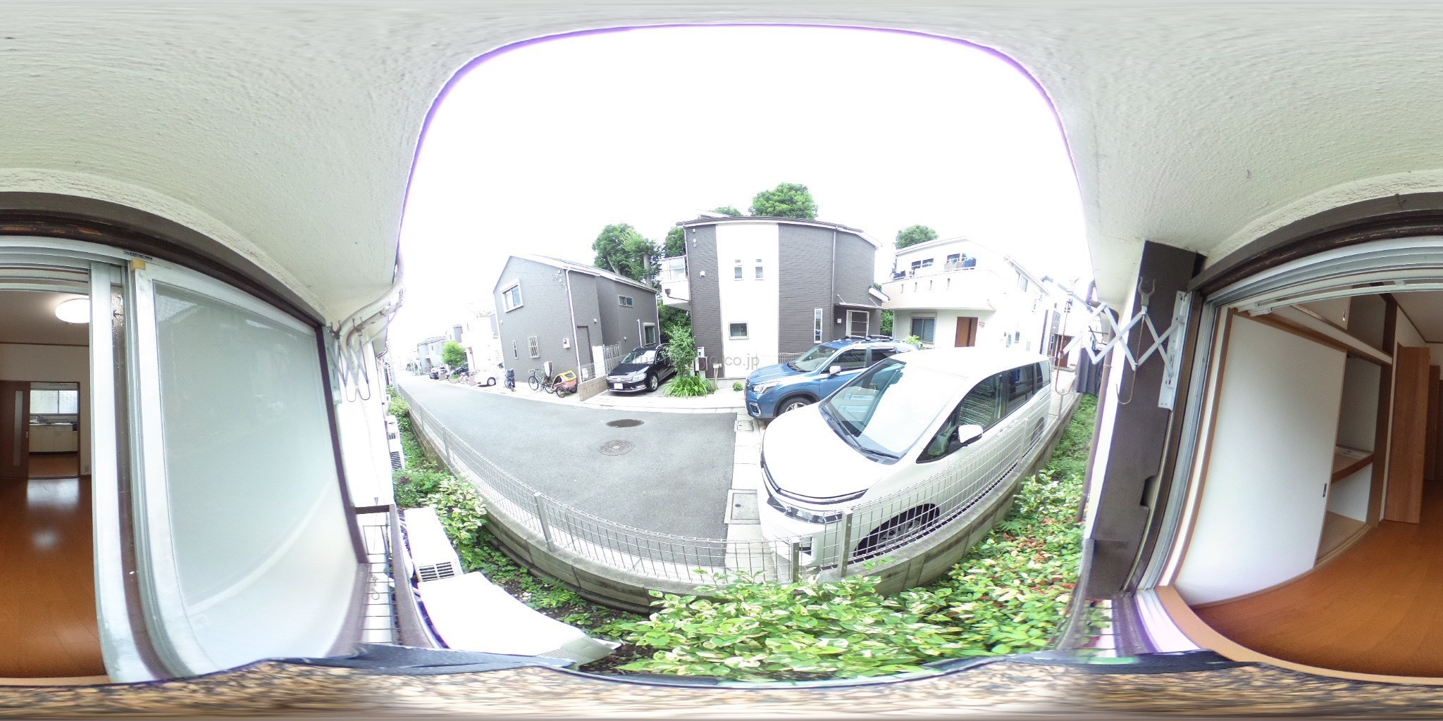 梅沢荘 ベランダ