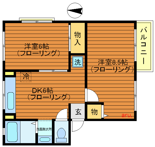 シティハイム武蔵野 間取り
