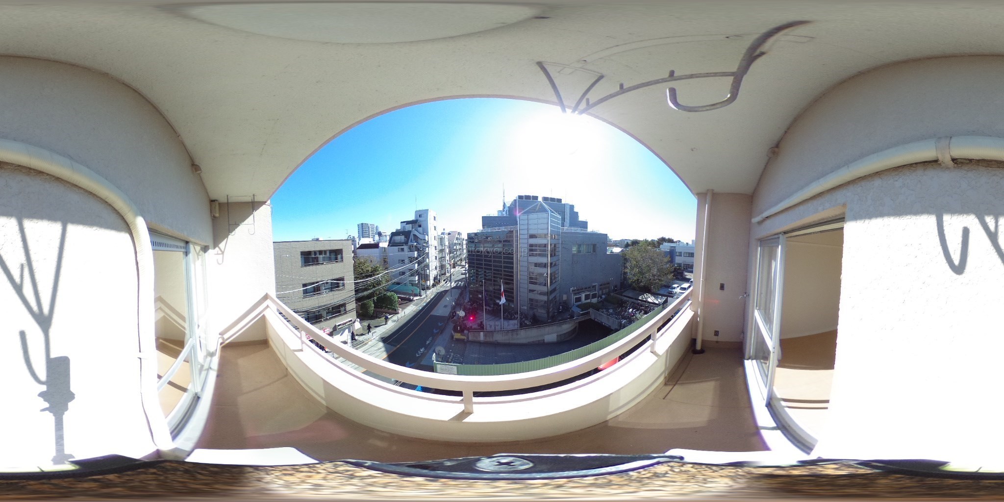 旭マンション ベランダ