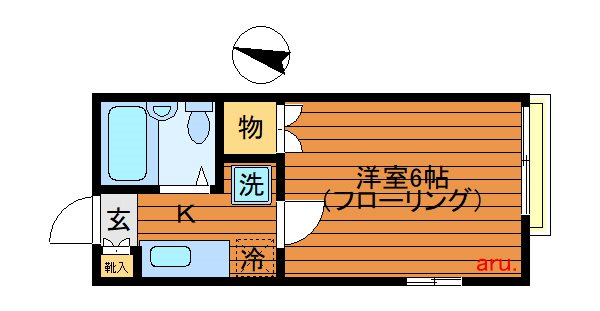 コーポ山内第２ 間取り