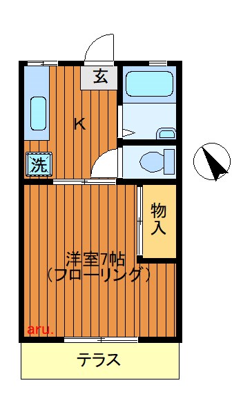 シティハイツ松庵 間取り