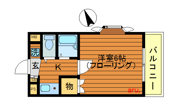 メゾンドクレッセン 間取り