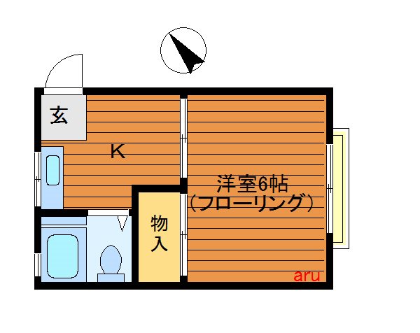 フラット松庵 間取り